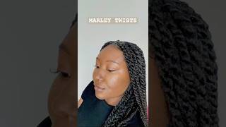 EASY DIY MARLEY TWISTS ON TYPE 4B HAIR marleytwists [upl. by Hite]