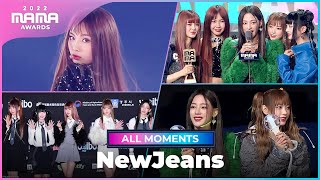 2022MAMA NewJeans 뉴진스  All Moments [upl. by Nonregla]