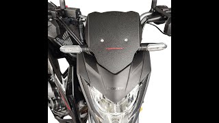 INSTALAÇÃO PARABRISA BOLHA ESPORTIVA PROTEÇÃO ANTI FURTO HONDA CB 300F TWISTER 2023 EM DIANTE [upl. by Ahsilam]