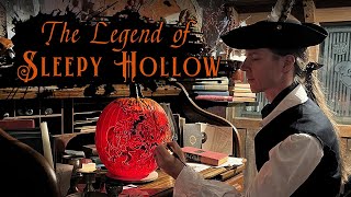 THE LEGEND OF SLEEPY HOLLOW🎃Headless Horseman Jackolantern🎃Halloween Story [upl. by Tiernan]