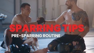 Muay Thai and Kickboxing PreSparring Routine [upl. by Ahsata]