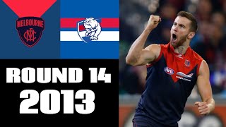 Melbourne Demons VS Western Bulldogs  Round 14 2013  Match Highlights [upl. by Nnyrb792]