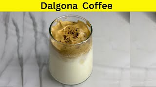 Dalgona Coffee Recipe  How to Make Whipped Coffee  Frothy Coffee  TriColor Iced Whipped Coffee [upl. by Ohs]