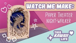 Watch Me Make  Mononoke NightWalker Paper Theater Wood Style  In Real Time  Ensky  Ghibli [upl. by Edmund175]