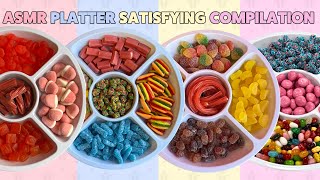 ASMR PLATTER SATISFYING COMPILATION no talking [upl. by Meihar]