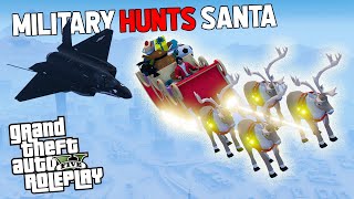 THE MILITARY HUNTS SANTA IN GTA RP [upl. by Greenes377]