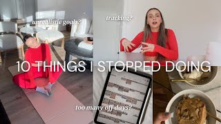 10 THINGS I HAD TO STOP DOING TO REACH MY GOALS easy how to with fitness amp wellness Katelynn Nolan [upl. by Atnohs972]