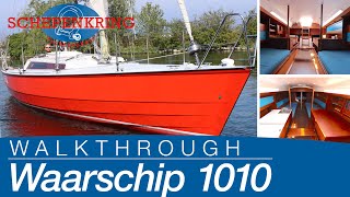 WAARSCHIP 1010 for sale  Yacht Walkthrough   Schepenkring Lelystad  4K [upl. by Kenyon]