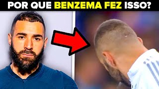 Por que o BENZEMA cuspiu durante o Hino da França [upl. by Emarej]