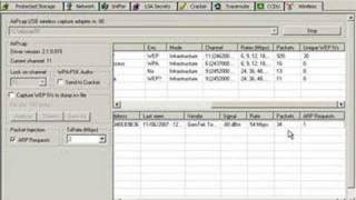 aircrackptw in Windows using AirPcap Tx and Cain [upl. by Aihseyn]