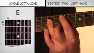 Led Zeppelin Whole Lotta Love learn the Classic Riff [upl. by Ahsinej]