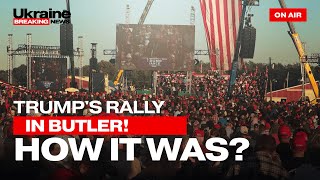 ⚡️⚡️⚡️Trumps rally in Butler after assassination attempt What was it like SPECIAL EDITION [upl. by Ecydnarb274]