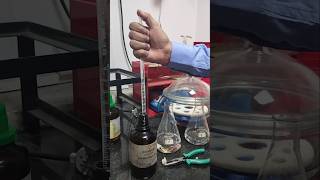 Solution preparation Acid gas generation testing adding silver Nitrate AgNO3 in both flask A amp B [upl. by Anerys]