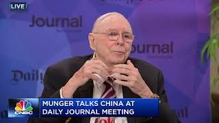 Charlie Munger China Still a Viable Investment Option [upl. by Brunn]