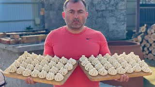 HOMEMADE TRADITIONAL CAUCASUS KHINKALI [upl. by Rew]