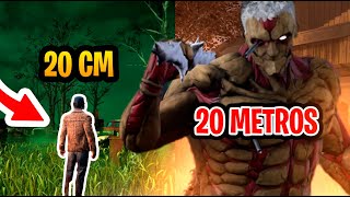 KILLER GIGANTE e SURVIVOR MINÚSCULO KKKK NOVO MODO DE JOGO do Dead by Daylight [upl. by Iggep]