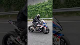 DUCATI 1299 Superleggera and BMW S1000RR Highway DriveAkrapovic and Arrow full exhaust soundShort [upl. by Neirda]