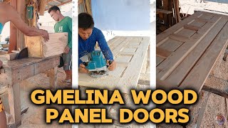 Gmelina Wood Panel Doors  Diskarte sa pagtitistis [upl. by Anceline]