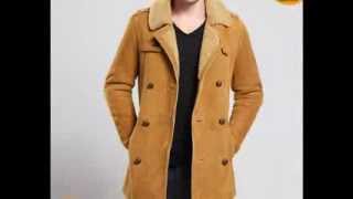 Shearling Sheepskin Coat for Men [upl. by Irita]