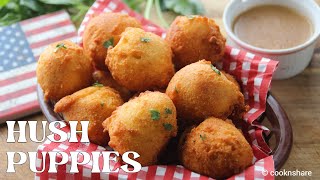 Easy Southern Hush Puppies  Down Home Style [upl. by Evreh]