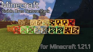 Visible Ores Texture Pack for Minecraft 1211 October 2024 [upl. by Elrae]