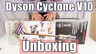 Dyson Cyclone V10  Unboxing Video [upl. by Ahsenik160]