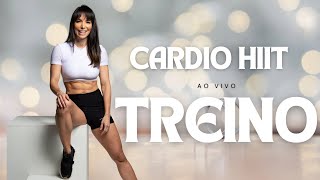 🔴Treino CARDIO HIIT  ao vivo  Carol Borba [upl. by Langham]