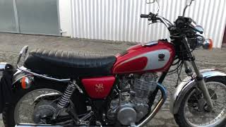 Yamaha SR 500 48T Kickstart And Walk Around [upl. by Caldeira]