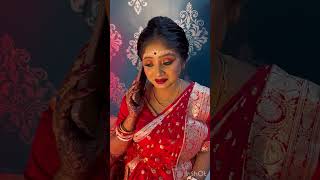 ক্লায়েন্টের মাথায় ফুল না লাগিয়ে চলে আসলাম 😩🥹 makeup bridal makeover kolkata bangladesh [upl. by Darin]