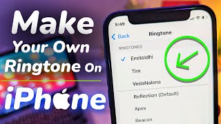 How to Set Any RINGTONE in iPHONE Using GarageBand NEW [upl. by Attennyl]