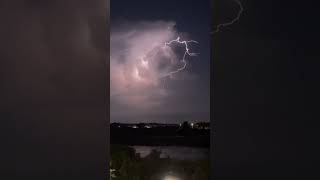 slow motion thunderstorm vedio thunderstorm shorts scary nature [upl. by Dnomra]