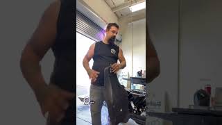 New Vinyl wrap design started today harleydesigns harleydesignsinc vinylwrap fbombcustoms [upl. by Ytok]