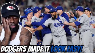 BASEBALL FAN REACTS TO Dodgers vs Yankees World Series Game 5 Highlights CONGRATS LA [upl. by Sonnnie]