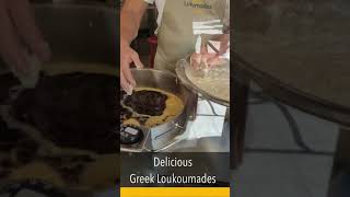 Delicious Greek Loukoumades doughnuts shorts [upl. by Ronnie]