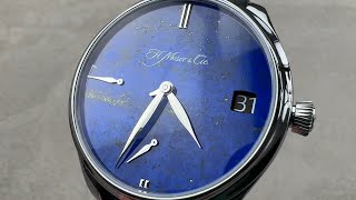 H Moser amp Cie Endeavour Perpetual Calendar LE 18002002 Lapis Dial H Moser amp Cie Watch Review [upl. by Chloette703]