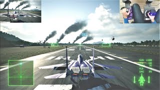 F15  Ace Combat 7  Logitech X56 Hotas 4K Gameplay [upl. by Kcire940]