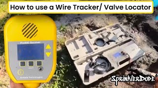 How to use a wire tracker  valve locator [upl. by Yllac]