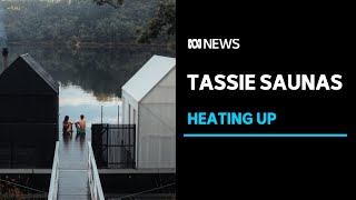 Making the most of the cold Tasmanias tourism industry heating up over saunas  ABC News [upl. by Luthanen]