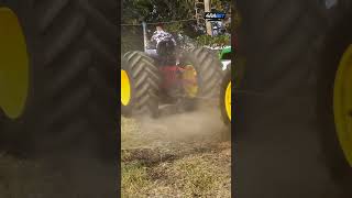 Modified👿 Mahindra 575 vs John Deere 5210🚀🔥newhollandtractor guruveer nishudeswalstunt tochan [upl. by Ylak161]