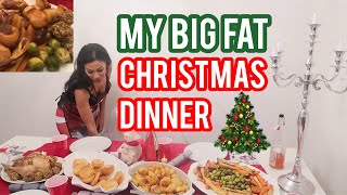 COOKING CHRISTMAS DINNER FOR FRIENDS  DINNER PARTY VLOG 2019 [upl. by Bonni]