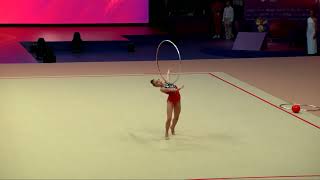 NIKOLOVA Stiliana BUL  2023 Rhythmic Worlds Qualifications HO Individual [upl. by Htebasyle]