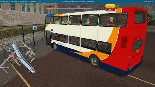 OMSI 2 WestCountry Route X36  V3D Volvo Olympion Palatine LWB [upl. by Satterlee]