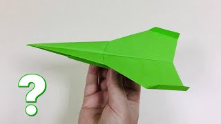 Papierflieger Falten Der Weit Fliegt  Beste Origami Flugzeug [upl. by Lindberg]