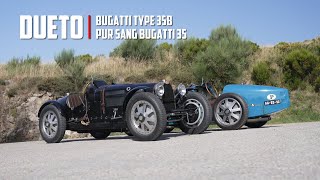 Dueto Bugatti Type 35B e Pur Sang Bugatti 35 [upl. by Atiuqcaj]