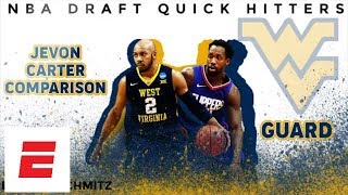 Jevon Carter 2018 NBA draft comparison Patrick Beverley  DraftExpress  ESPN [upl. by Paff]