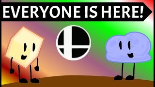 BFB EVERYONE IS HERE SUPER SMASH BROS IN BFB [upl. by Keg]