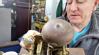 Longcase Clock Service amp Repair Clock restoration cleaning a grandfather clock in my workshop [upl. by Oraneg]