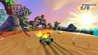 Crash Nitro Kart Xbox 360  Guia Vencer al fantasma de Velo  JexGamer [upl. by Mayer]