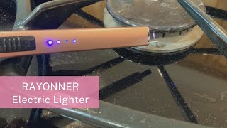 RAYONNER Electric Candle Lighter Review  Rechargeable USB Lighter Arc Lighter [upl. by Woodberry]