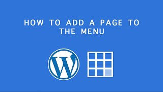 Bluehost WordPress Tutorial How to add a page to the menu Elixar Theme [upl. by Atel]